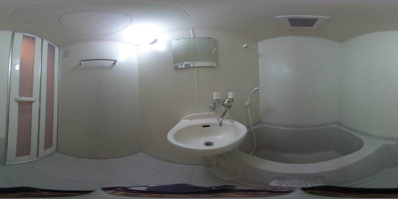 パノラマ画像バスルーム