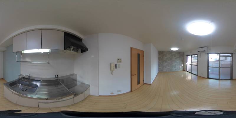 パノラマ画像キッチン