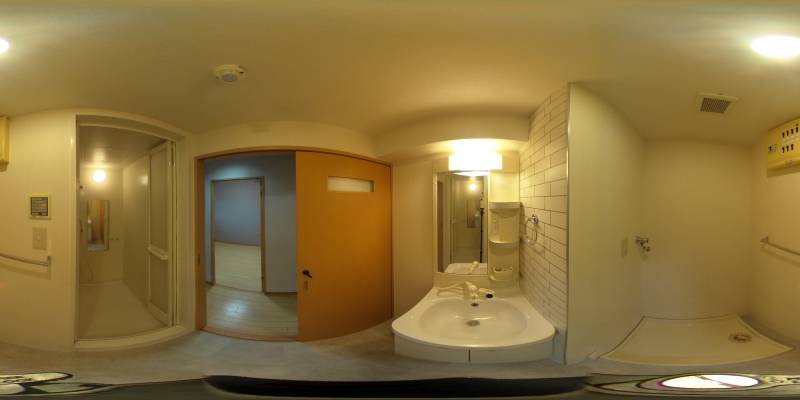 パノラマ画像洗面所