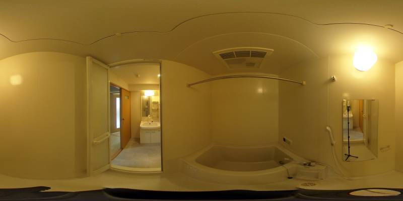 パノラマ画像バスルーム