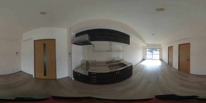 パノラマ画像キッチン