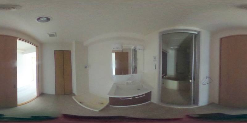 パノラマ画像洗面所