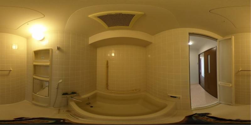 パノラマ画像バスルーム