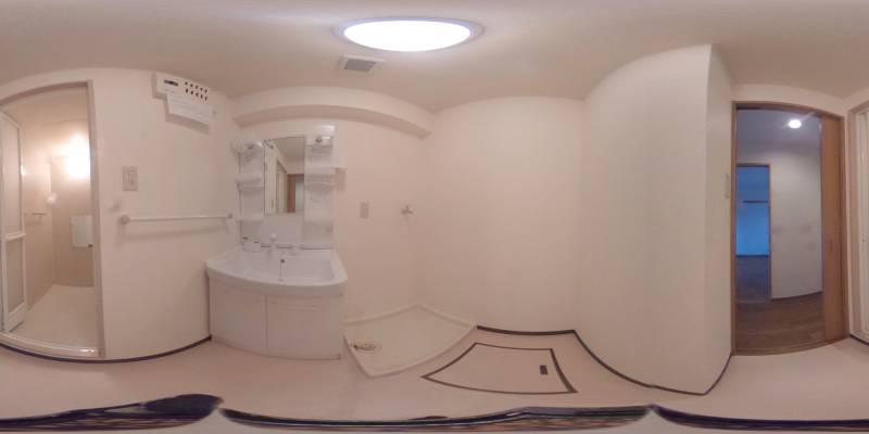 パノラマ画像洗面所
