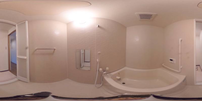 パノラマ画像バスルーム