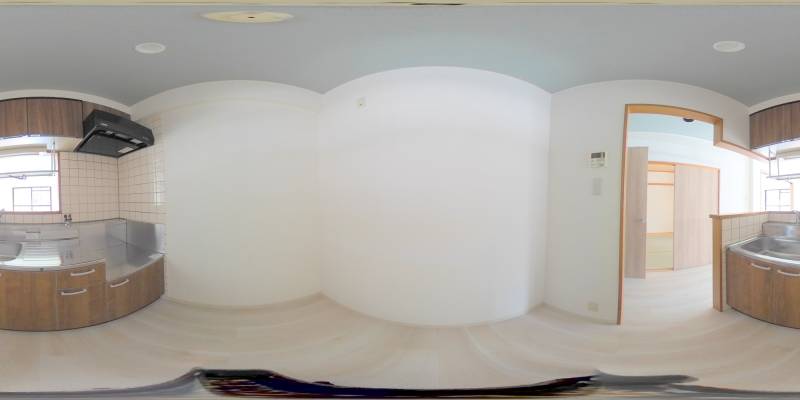 パノラマ画像キッチン