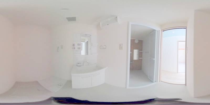 パノラマ画像洗面所