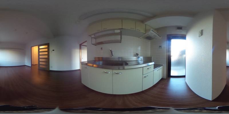 パノラマ画像キッチン