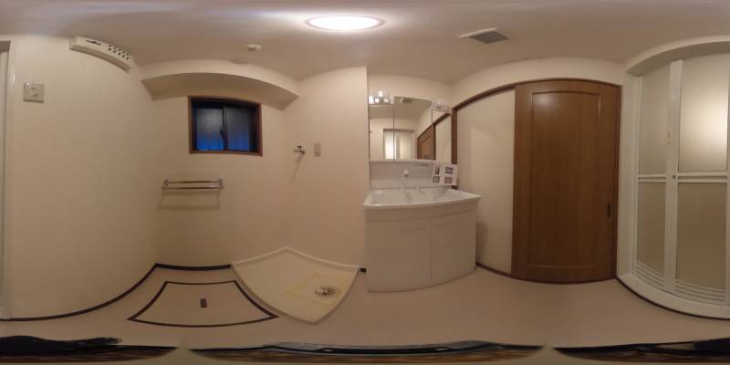 パノラマ画像洗面所