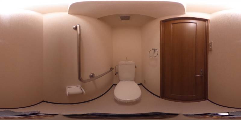 パノラマ画像トイレ