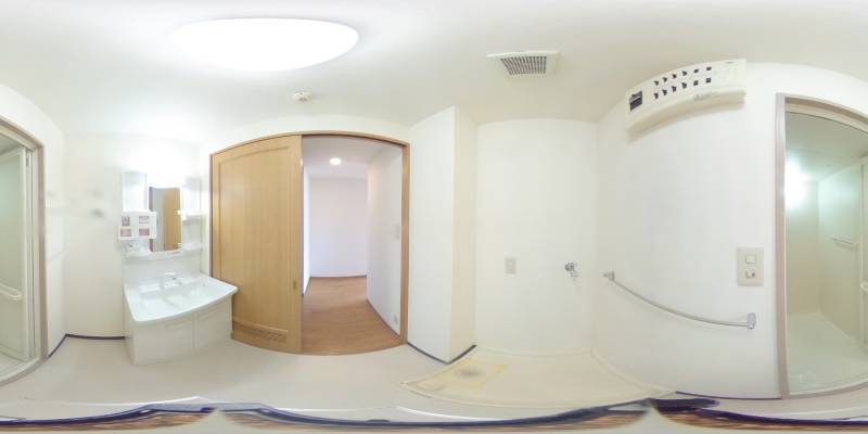 パノラマ画像洗面所