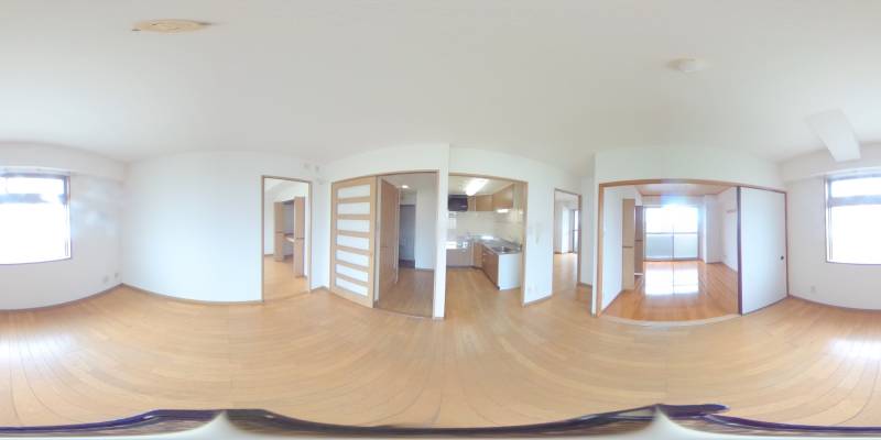 パノラマ画像リビング