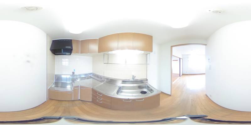 パノラマ画像キッチン