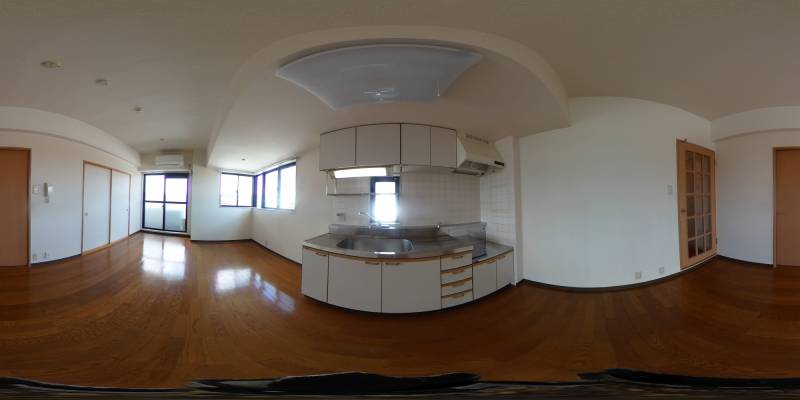 パノラマ画像キッチン