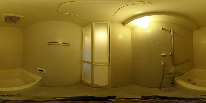 パノラマ画像バスルーム