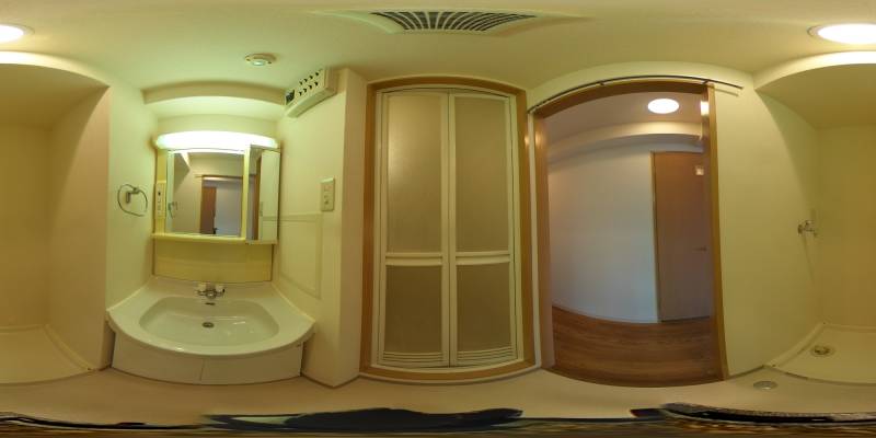 パノラマ画像洗面所