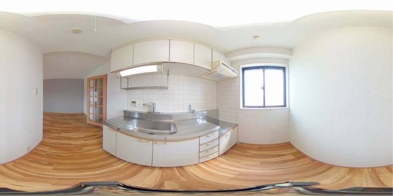 パノラマ画像キッチン