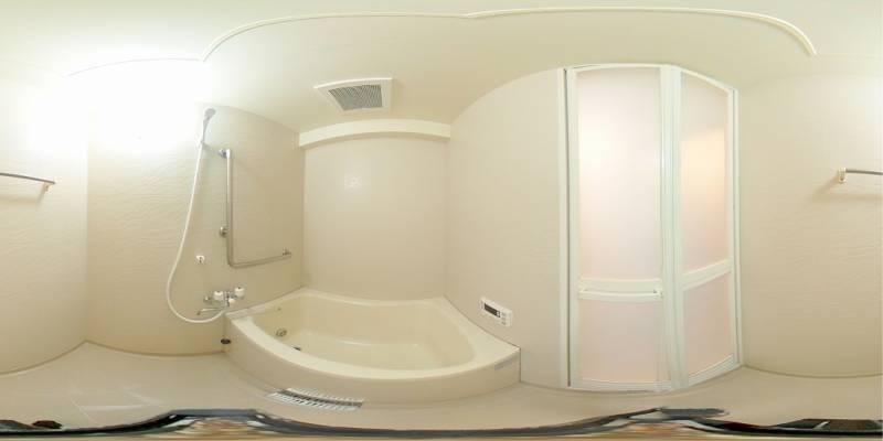 パノラマ画像バスルーム