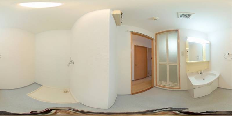 パノラマ画像洗面所