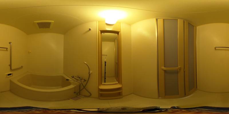 パノラマ画像バスルーム