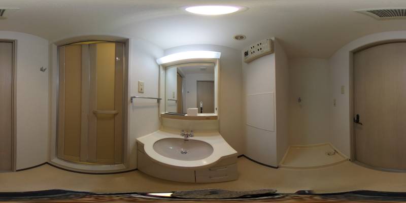 パノラマ画像洗面所