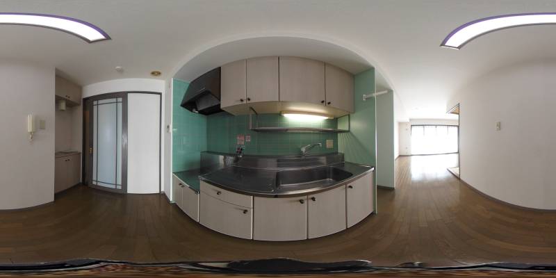 パノラマ画像キッチン