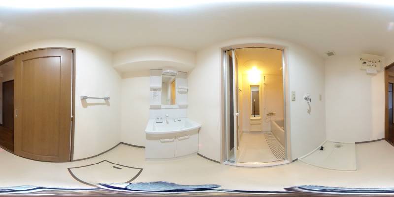 パノラマ画像洗面所