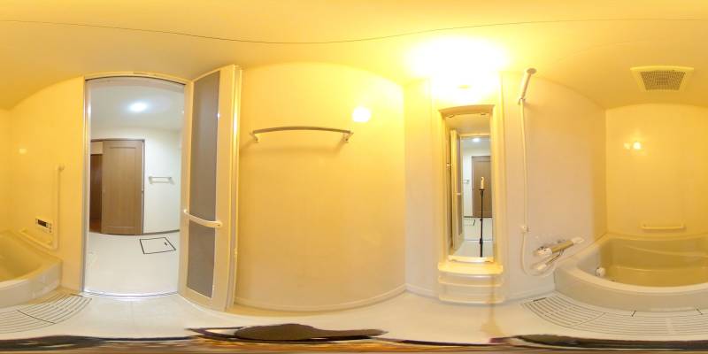 パノラマ画像バスルーム