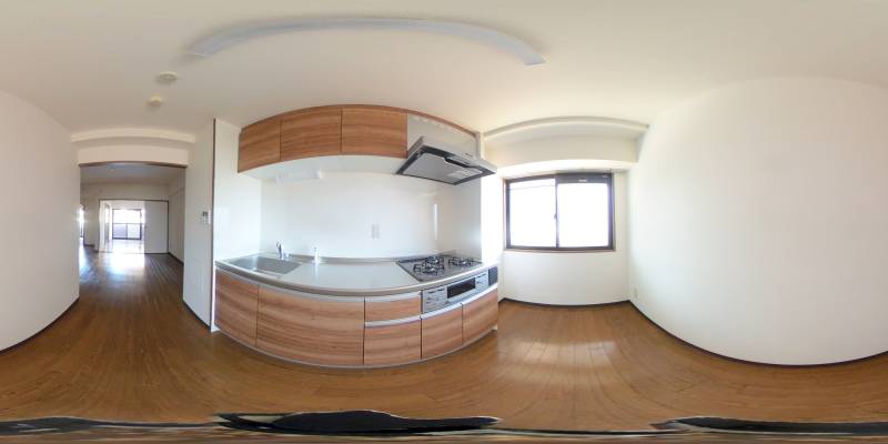 パノラマ画像キッチン