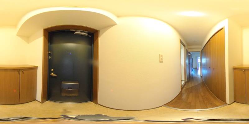 パノラマ画像玄関