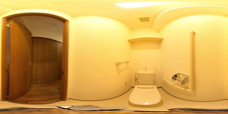 パノラマ画像トイレ