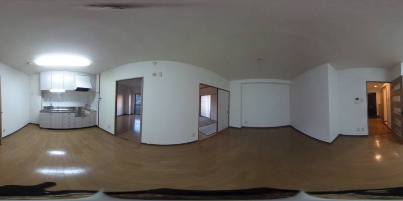 パノラマ画像キッチン