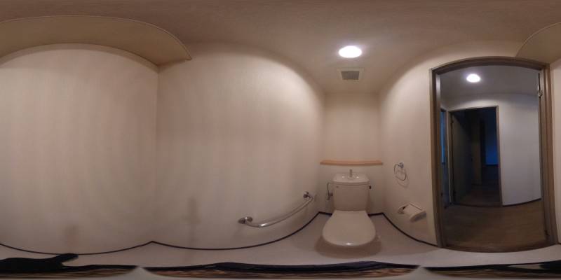 パノラマ画像トイレ