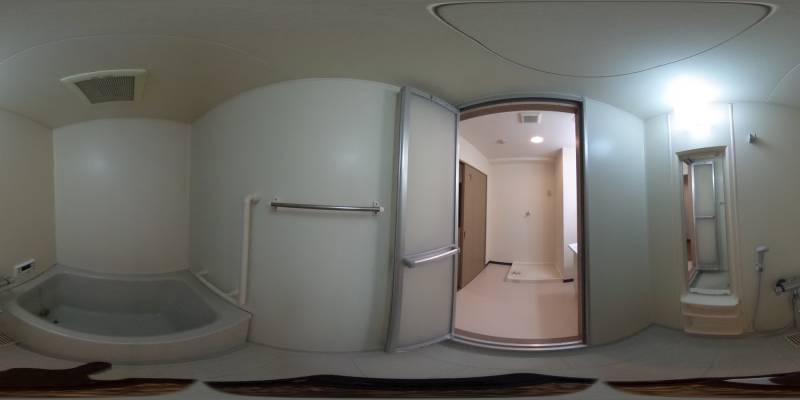 パノラマ画像バスルーム