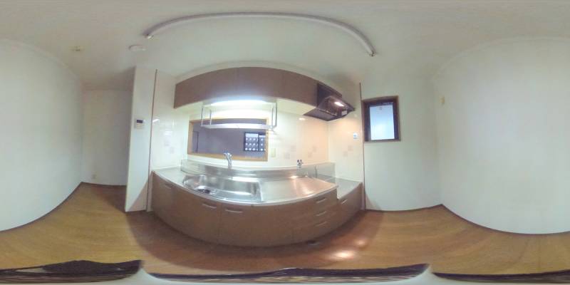 パノラマ画像キッチン