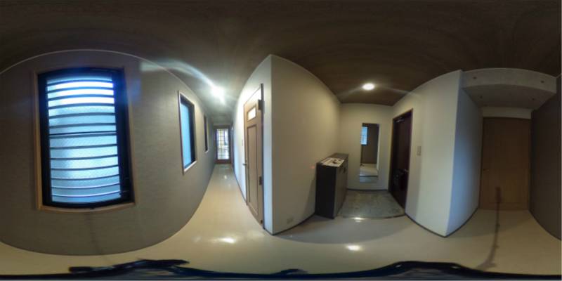 パノラマ画像玄関