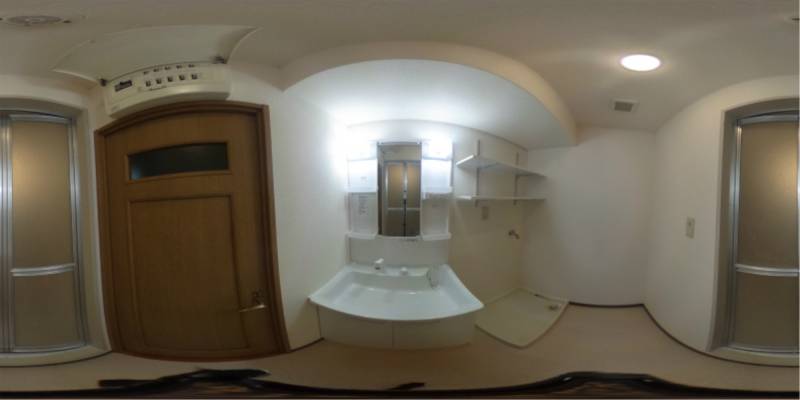 パノラマ画像洗面所