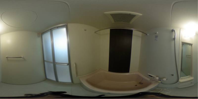 パノラマ画像バスルーム