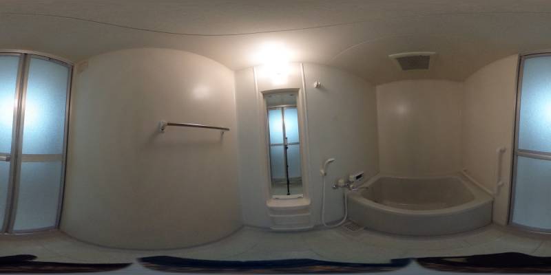 パノラマ画像バスルーム