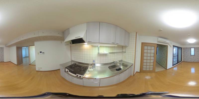 パノラマ画像キッチン