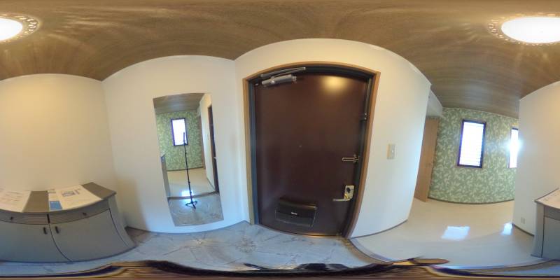 パノラマ画像玄関