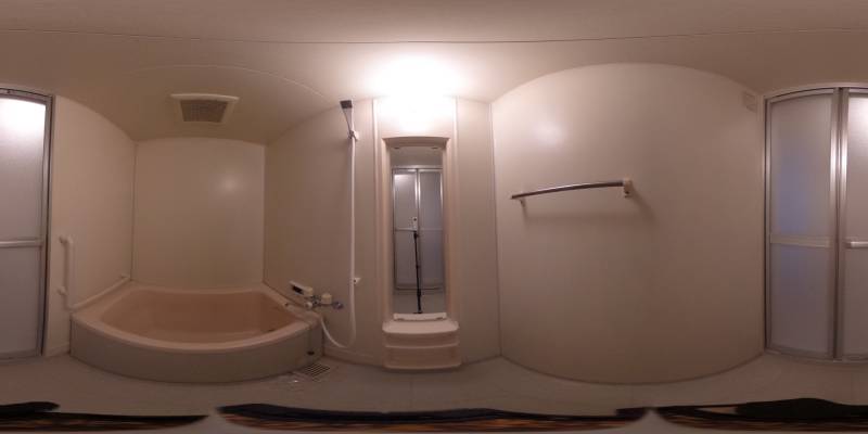 パノラマ画像バスルーム