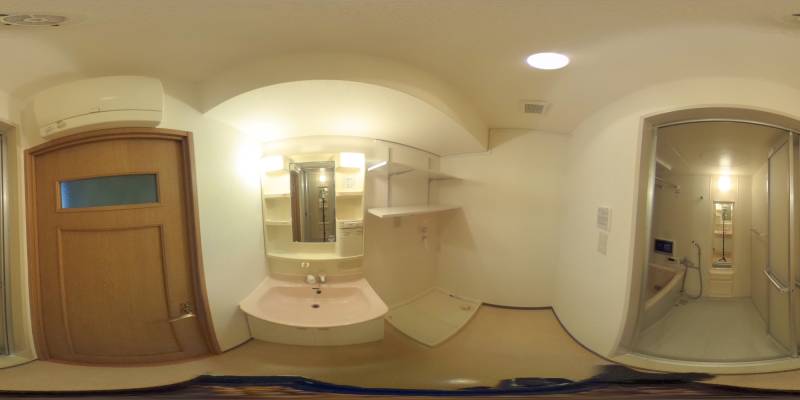 パノラマ画像洗面所