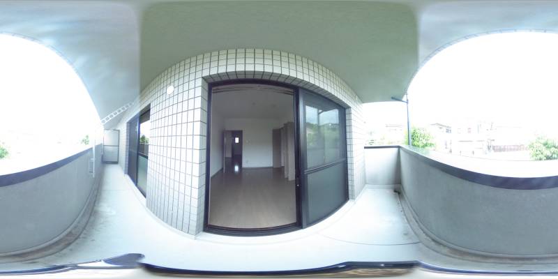 パノラマ画像バルコニー