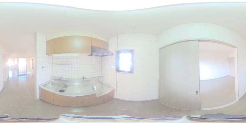 パノラマ画像キッチン