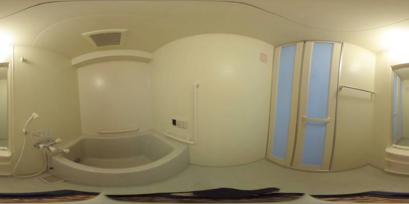 パノラマ画像バスルーム