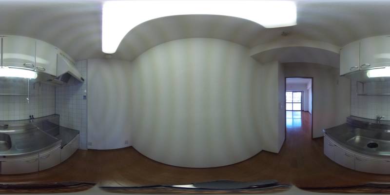 パノラマ画像キッチン