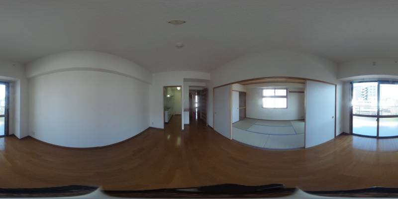 パノラマ画像リビング