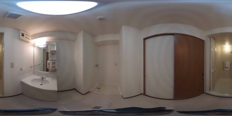 パノラマ画像洗面所