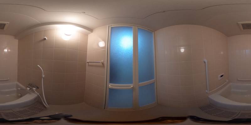 パノラマ画像バスルーム